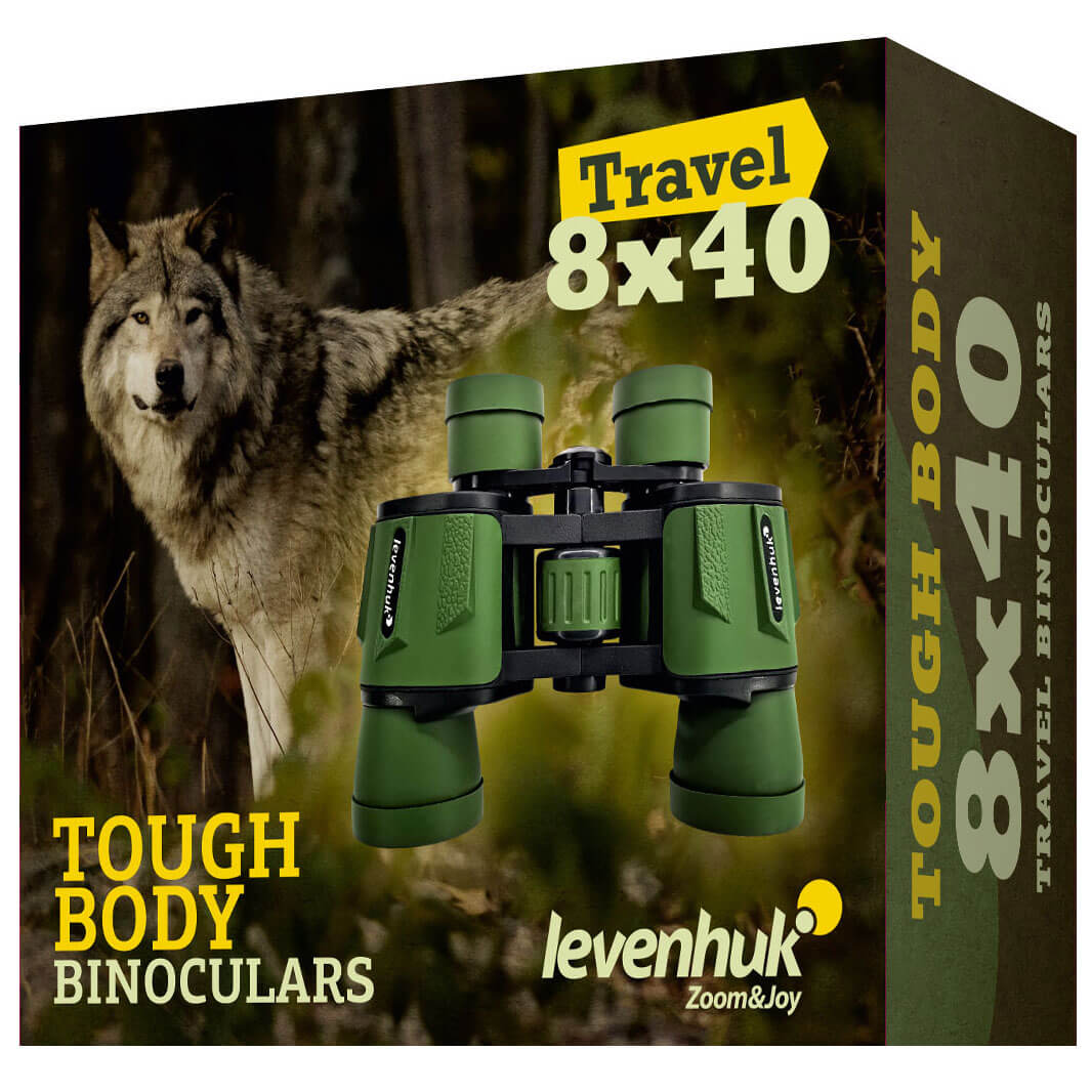Poľovnícky binokulárny ďalekohľad Levenhuk Travel 8x40